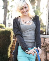 Cute Chloe Foster enjoys the arcade before her man plows her pussy