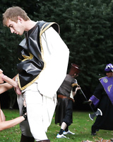 Lustful bombshell Dolly Partem gets fucked and facialized outdoor