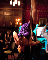 Swingers attempt to outdo each other in a wild sex party at a castle