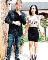 European wife and girlfriend taking cumshot on face after giving oral sex