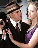 Pornstar Kimber Day reenacts a classic porn flick from the golden era of porn