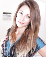 Amateur teen Candice Fergison takes off her panties to pose naked on a carpet