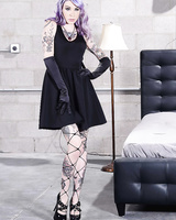 Pretty babe with a tattoo Krysta spreading her legs and that pussy