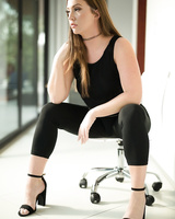 Redheaded white girl Maddy O'Reilly gets double fucked by big black dicks