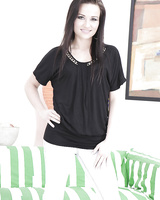 Euro babe Niki Sweet showing off nice MILF pornstar ass and tiny boobs