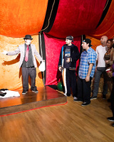 Female circus freaks Veronica Avluv & Nora Noir bang a big dick until it blows