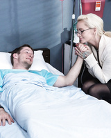 Big titted doctor Richelle Ryan fucks her patient back to good health