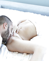 Playful babe Roxxi Silver making a deep blowjob and fucking in hardcore style