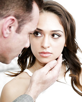 Latina chick Sara Luvv freed from rope bondage during rough sex on bed