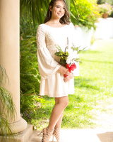 Beautiful bride Sara Luvv poses nude on her wedding day