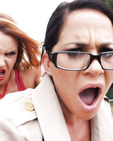 Gorgeous babe Savannah Stern gets fucked with bukkake on her face