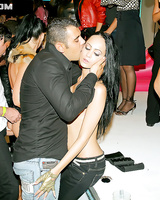 Wild swinger's orgy with hot chicks sucking cock during wild party