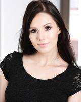 Stunning brown eyed girl disrobes to spread wide open for pussy closeup