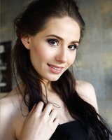 Erotic dark haired mature model flashes naked upskirt before fingering