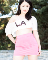 Cute doll Yhivi gets her haity little pussy pounded hard in rough threesome