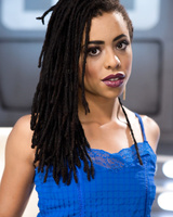 Hot ebony girl Kira Noir gets banged and masturbated by a pair of sex machines