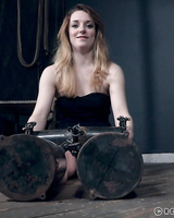 Sexy submissive bitch Kate Kenzi gets spanked and toyed up during BDSM session