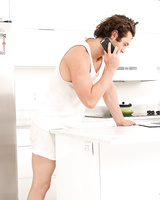 Short hair blonde Haley Reed gets a steamy creampie in her shaved pussy