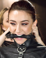 Brunette chick is tortured with electricity prior to being fisted