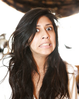 Delicious Latina Angel Del Rey getting ready for a hardcore session with Ryan