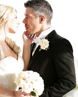 Hot blonde Anikka Albrite consummates her marriage vows after getting married