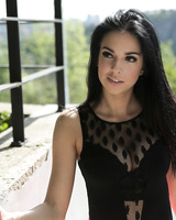 Seductive teens Apolonia Lapiedra and Foxii Black have a lesbian adventure