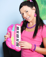 Innocent Ashli Orion copes with long black dick in front of her stepfather