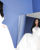 Asian bride to be Mia Lelani has a last lesbian fling with Bella Reese