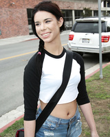 Cute college girl Brooklyn Rose fucked by black boyfriend in front of stepdad