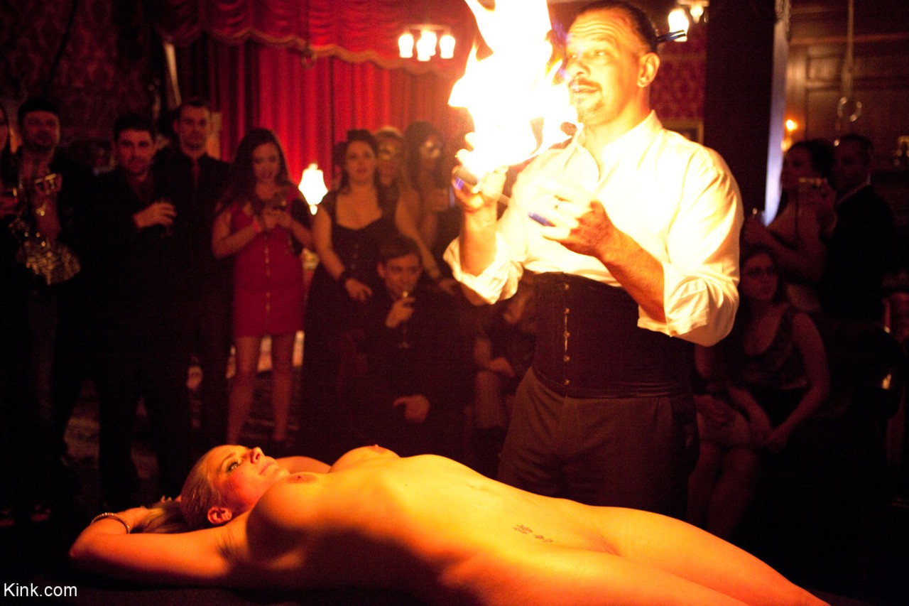 A night of drinking leads to an orgy along with erotic fire play