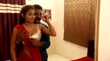 Hot woman in red saree newly married | DixyPorn.com