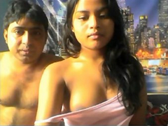 Young Amateur Indian Couple Webcam Show Naked
