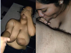 Exclusive- Big Boosb Indian Girl Give Blowjob To Lover