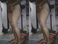 Today Exclusive- Desi Wife Nude Video Capture By Hubby
