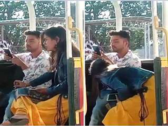 Today Exclusive- Super Hot look Desi Girl Blowjob on public place