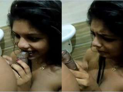 Exclusive- Super Hot Tamil Girl Blowjob