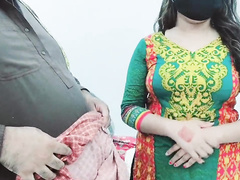 Chubby dude is doing XXX things after measuring the fat ass of the Pakistani MILF