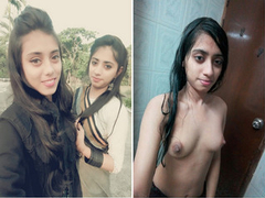 Adorable Desi teen with natural tits and perky nipples records being nude XXX
