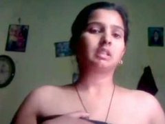 Fingering and filming her nice naked Desi body that is really ready for XXX