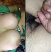 Desi woman with a hairy pussy is getting her XXX wet hole totally fingered