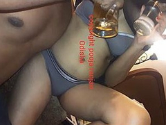 Drinking beer with the curvy Desi woman makes him horny and ready for XXX