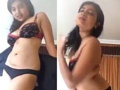 Sara is an attractive Desi girl that looks super hot in her new XXX lingerie