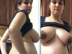 Phenomenal Desi MILF removes her top and more to reveal her big XXX breasts
