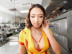 Young Nympho Kimora Quin Pleasurably Fucked on Floor in XXX MILF Scene